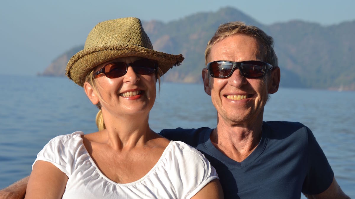 Elke Zapf und Wolfgang Eckart beim Reisen